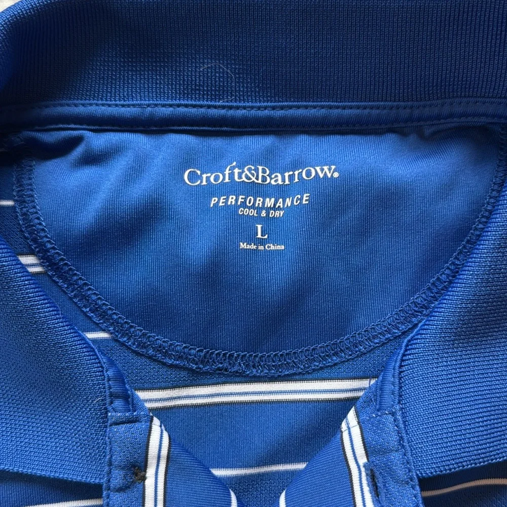 Blue striped Polo - Picture 2 of 3